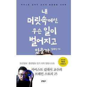 내 머릿속에선 무슨 일이 벌어지고 있을까:카이스트 김대식 교수의 말랑말랑 뇌과학, 문학동네, 글: 김대식