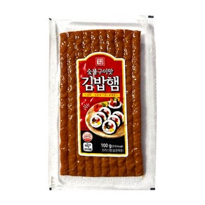 [현대프리마켓] 한성 숯불구이맛 김밥햄, 10개, 100g