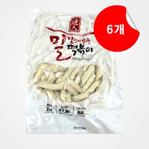 세영푸드 달인이 만든 밀 떡볶이 2kg x 6개