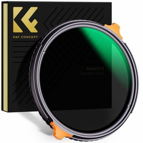 케이앤에프컨셉 NANO-X CPL + Fade ND4-ND64 가변필터 8K AGC Glass 40.5mm