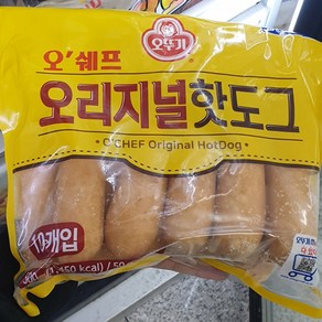 오뚜기 오쉐프 오리지널 핫도그 50g x 10개입, 1개