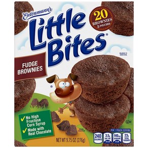 [미국직배송]Entenmann's 리틀 바이트 머핀 퍼지 브라우니/ Entenmann's Little Bites Fudge Brownie Mini Muffins 276g