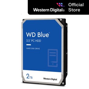 [WD대리점] WD Blue 2TB WD20EZBX 3.5 SATA HDD 정품 하드디스크