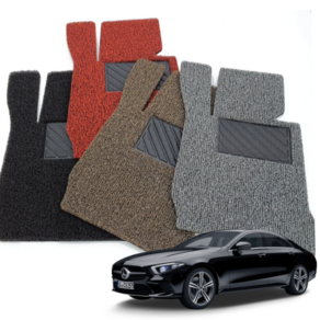 벤츠 CLS클래스 CLS 300d 400d CLS 450 C257 프리미엄 코일매트 발판 카매트, 블랙, 벤츠 CLS클래스 [C257] (18년11월~현재)