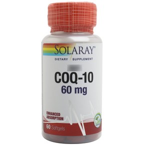 솔라레이 COQ-10 60mg 소프트젤, 60개입, 1개, 60정