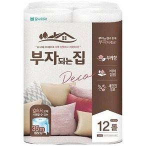 모나리자 부자되는집 35m 12롤 X 1팩 화장지