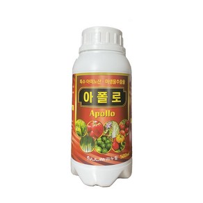 누림 바이러스박사 500ml 식물바이러스 방제 토마토 배추 고추 오이 약, 아폴로500ml(동물성아미노산), 1개