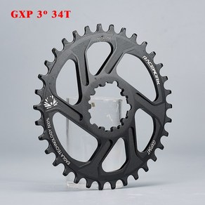 Racewok GXP 11 속도 3mm/6mm MTB 자전거 11v/12v 30T/32T/34T/36T/38T 크라운 자전거 체인 링 Sam 11/12S NX XX XO, [03] 3mm 34T, 1개