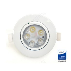 [SKD LED] LED 3인치 할로겐램프 5W (일체형) 매입등 매립등 간접 천정 매장 ksc7653, 주백색(아이보리빛), 1개