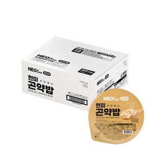 허닭ON 실온 즉석 현미 곤약밥 (135kcal/곤약쌀 75%), 20개, 150g