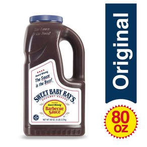 Sweet Baby Rays 스위트 베이비 레이스 바베큐 소스 4.5kg, 1개, 2.27kg