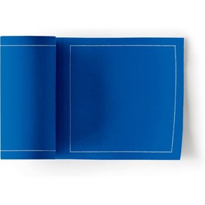 천냅킨 식탁 세탁 레스토랑 코튼 칵테일 냅킨 4.3 x 4.3인치 롤당 50개 블랙, Royal Blue