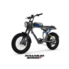 24년형 BR3 전기자전거 카페레이서 CR500SS [GRAY/BLUE], SR 1000 Standad, SR 1000S Option kit, 택배배송