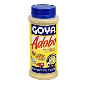 GOYA Adobo Goya의 고추 없는 다목적 시즈닝 가금류 해산물 육류 및 야채 지방 프리 칼로리 라틴 향신료 블렌드 멕시코 793.8g(28온스) 병, 1개