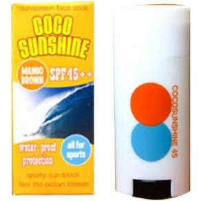 서핑 썬크림 코코 선샤인 45 망고 갈색 SPF 45++, 1개