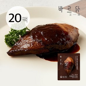 바르닭 소스품은 닭가슴살 사천짜장맛, 100g, 20개