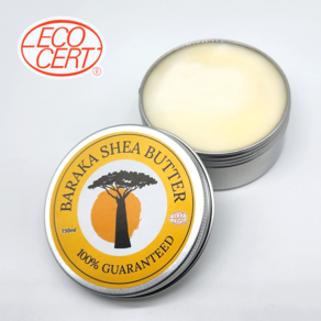 유기농 비정제 시어버터(Shea butte) 150ml(135g) 에코서트 인증, 1개