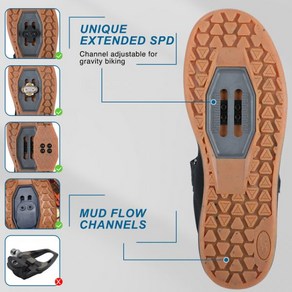 SANDUGO 남성용 산악 자전거 통기성 MTB 신발, 없음, 28) with coves - 42.5