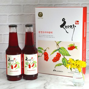 문경 오미자 원액 700ml 2병 선물세트 답례품, 2개