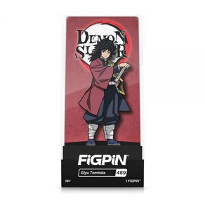 FiGPiN 클래식 기유 토미오카 489 Popety Demon Slaye (애니플렉스 ANIPLEX of Ameica) 프라모델 관절 정품 애니메이션 게임 피규어 일본 액, FiGPiN 클래식 기유 토미오카 489 Popet