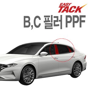 현대 더뉴그랜저 PPF필름 B C 필러 PPF 넥스가드 생활보호필름 가드, 1개