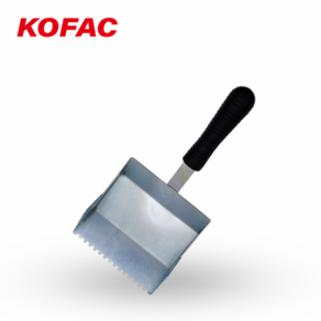 KOFAC ALC주걱 ALC공구 ALC블럭 미장공구 몰탈작업 몰탈삽, 100T(스텐), 1개