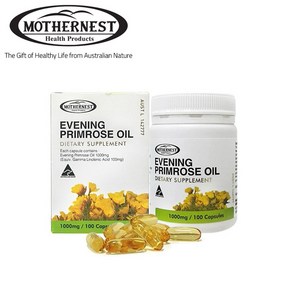 호주 마더네스트 달맞이꽃 종자유 감마리놀렌산 Mothenest Evening Pimeose Oil 1000mg 100캡슐, 1개, 100정