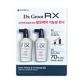 [코스트코] 닥터그루트 RX 탈모케어토닉 90ml x 2 669507, 1개, 180ml