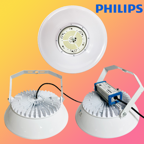 국산 LED 공장등 투광등 투광기 100W 120W 150W 200W 고효율 방수형 IP68 AC DC 고천장등, AC 100W(팬던트체인용), 1개