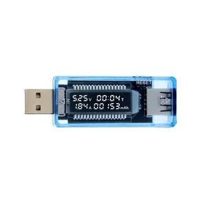 A타입 USB 전압 테스트기 LED 실시간 충전속도 측정기