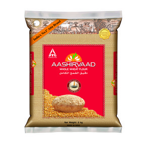 AASHIRVAAD Fresh Whole Wheat Chakki Flour / 아쉬르바드 착키 프레시 밀가루