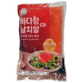 푸드마을 냉동 바다왕 날치알 레드 500g 초밥 알밥, 1개