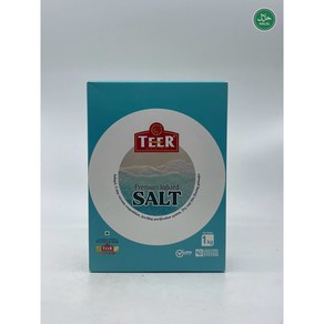 TEER Pemium Iodized Salt Bangladesh 티어 프리미엄 요오드 첨가 소금 방글라데시, 1kg, 10개