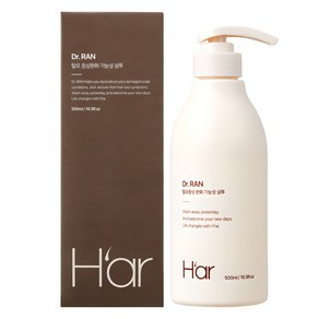 하아르 닥터란 탈모증상완화도움 계란샴푸, 1개, 500ml