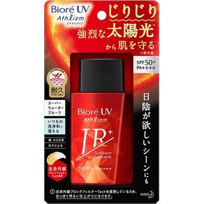 일본직발송 6. 비올레 아슬리즘 썬번 프로텍트 밀크 선스크린 60ML SPF50+PA++++ 60밀리리터 (X 1) B084H, One Size, 1개