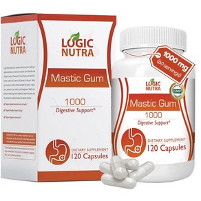 로직뉴트라 Logic Nutra 매스틱 검 Mastic Gum 1000 다이제스트 caps