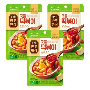 풀무원 [반듯한식] 국물떡볶이 양념소스 (실온), 3개, 150g