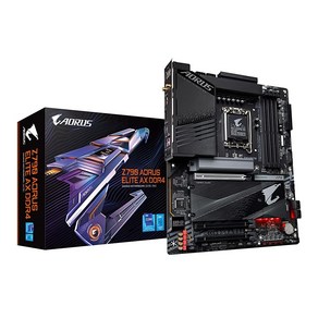 GIGABYTE Z790 AORUS Elite AX DDR4 (LGA 1700/ 인텔 Z790/ ATX/ DDR4/ 쿼드 M.2/ PCIe 5.0/ USB 3.2 Gen2X2 Ty