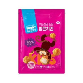 푸디버디 부드러운 순살 팝콘치킨 400g, 없음, 1개