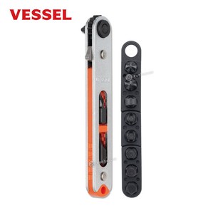 VESSEL 베셀 라쳇 코너드라이버 TD-76 (비트 11pcs 포함) 라쳇드라이버 코너라쳇드라이버 라체트코너드라이버, 1개