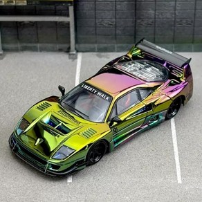 Top art 1:64 페라리 F40 LBWK - 카멜레온 크롬