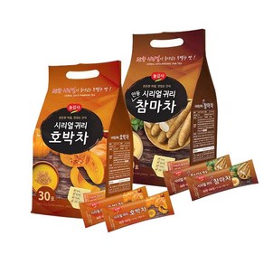 광야식품 시리얼 귀리 안동참마차 (20gx30포) + 시리얼 귀리 호박차 (20gx30포), 20g, 1개