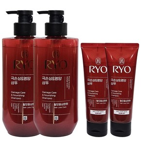 려 함빛 극손상 앤 영양 샴푸 기획 480ml+112ml, 2개, 592ml