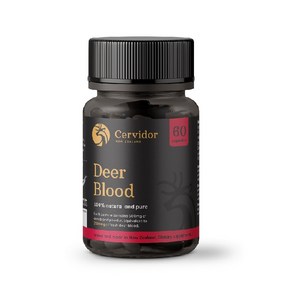 뉴질랜드 Cevido 세비도어 사슴 녹혈(Dee Blood) 2500mg 60캡슐, 1개, 60정