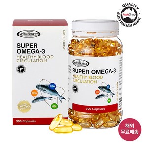 마더네스트 호주 직구 슈퍼 오메가-3 1000mg EPA DHA 300정 (25년6월)