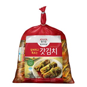 종가집 알싸하고 톡쏘는 갓김치, 1개, 3kg