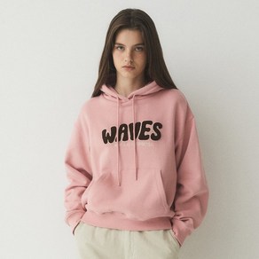 후아유 캐주얼 후드 집업 Wave Boucle Patch Hoodie(Bushed) WHMHE4T21F 후드티