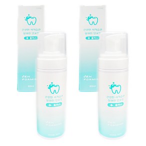 틀니세정제 구강장치 전용 세정제 덴포밍 200ml, 2개