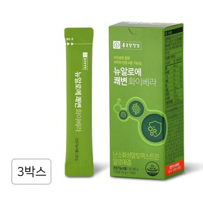 종근당건강 뉴알로에쾌변 화이베라 20g 14포 3박스, 280g, 3개