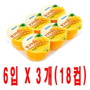 톰얌 망고맛 푸딩, 18개, 110g